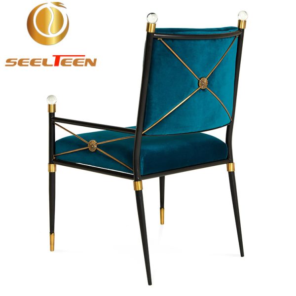 Blue Velvet Dining Chair