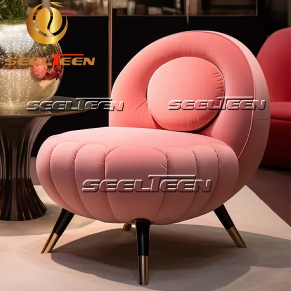 Pink Accent Chair