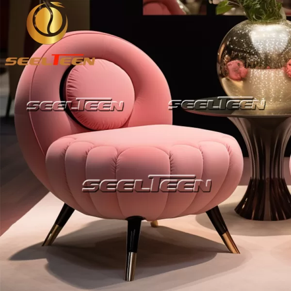 Pink Accent Chair