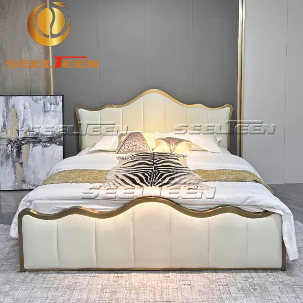 King Bed Frame with Headboard