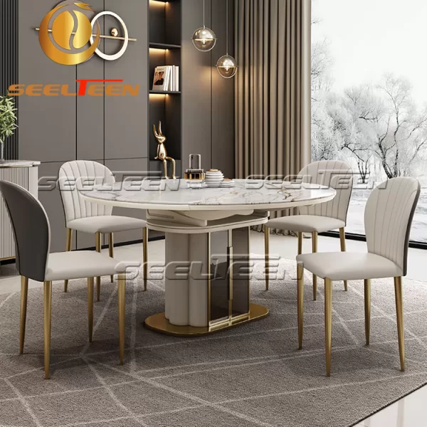 Extendable Dining Table Set