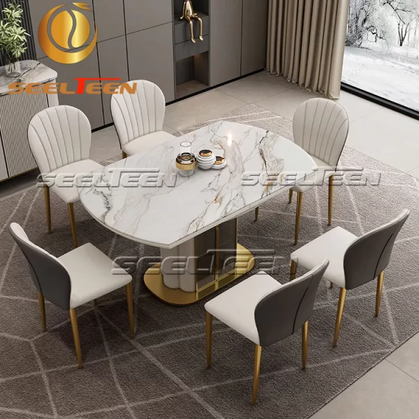 Extendable Dining Table Set