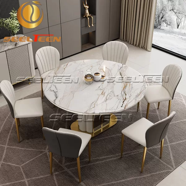 Extendable Dining Table Set