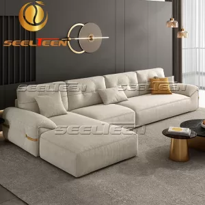 L Shape Fabric Sofa