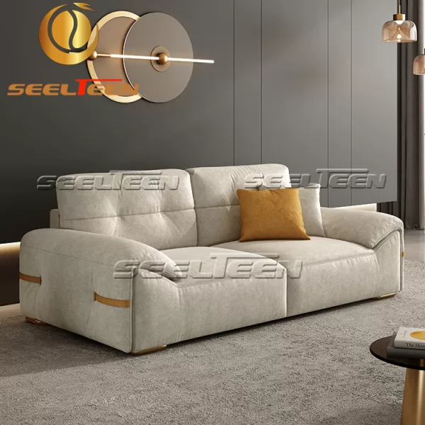 L Shape Fabric Sofa