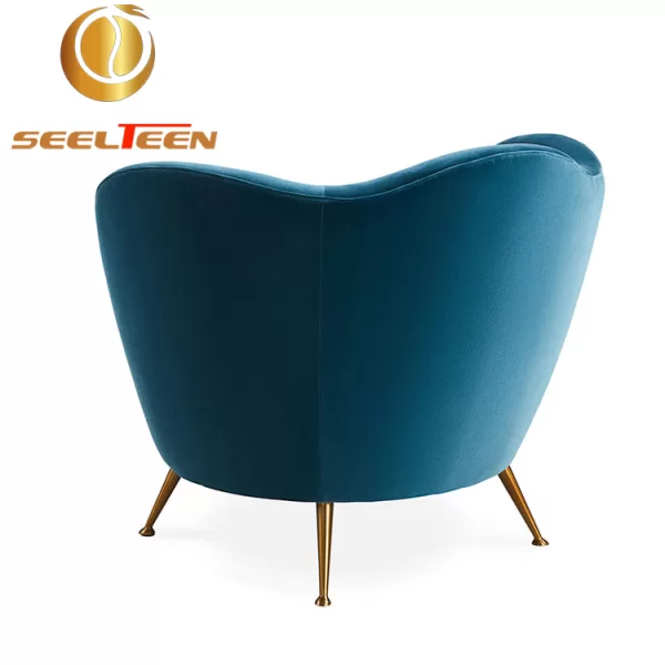 Blue Velvet Sofa