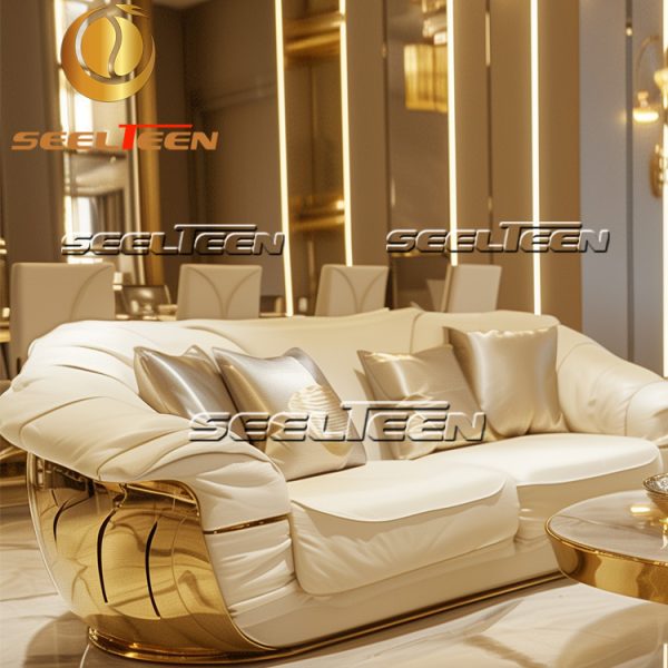 Opulent Upholstered Sofa