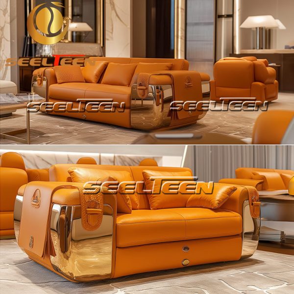 Modern Orange Sofa