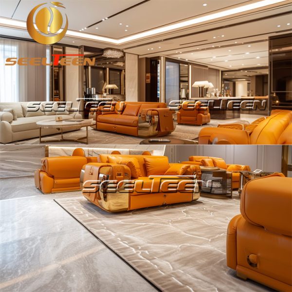 Modern Orange Sofa