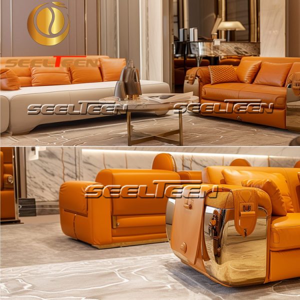 Modern Orange Sofa