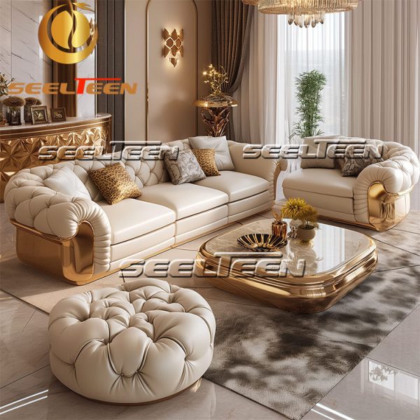 Modern Gold Sofa