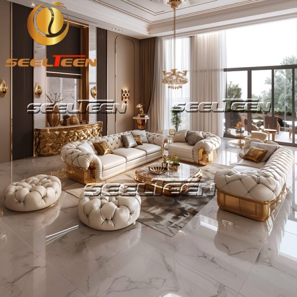 Modern Gold Sofa