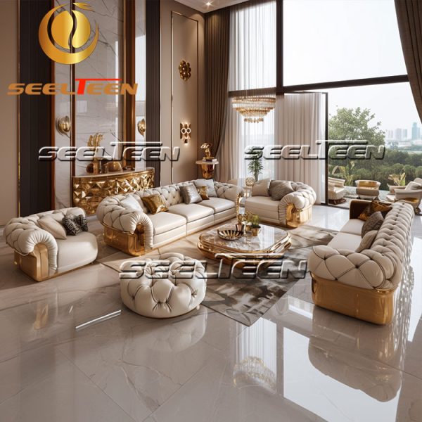 Modern Gold Sofa