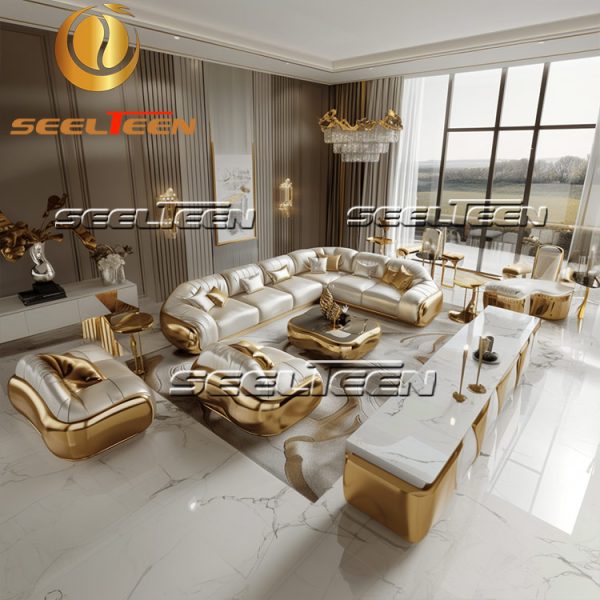 L Shape Sofa Set for Living Room