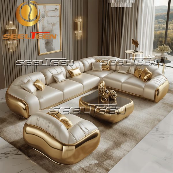 L Shape Sofa Set for Living Room