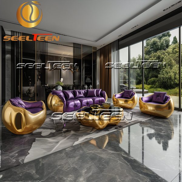 Sectional Sofa Purple