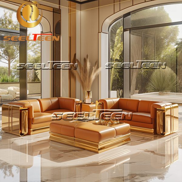 Burnt Orange Settee