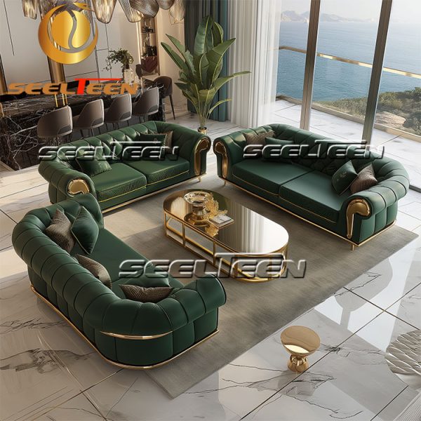 Green Couch Sectional