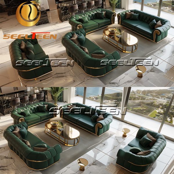 Green Couch Sectional