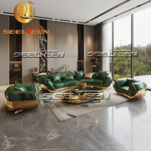 Dark Green Sectional Sofa