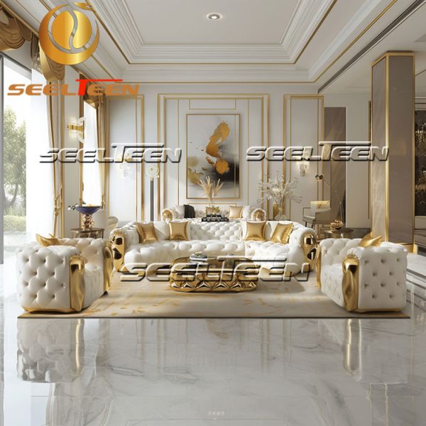 Luxury White Sofa Living Room