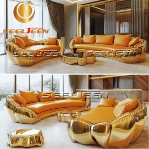 Modern Leather Couch