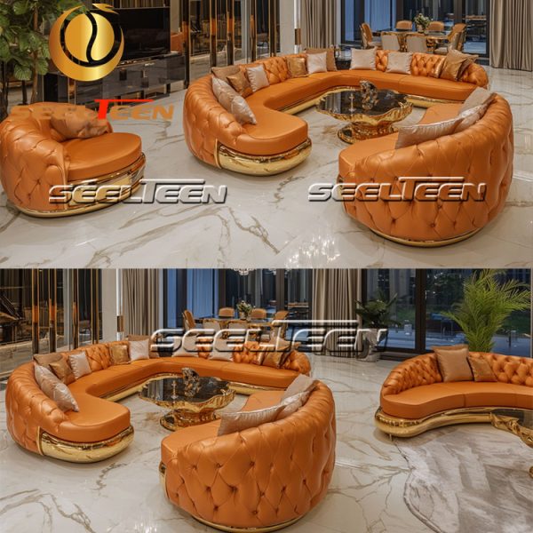 Curved Couch Sofa