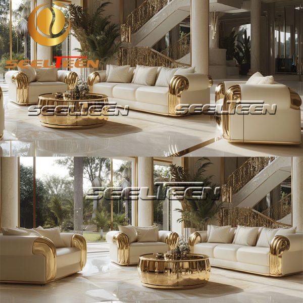 Cream Couch Sectional